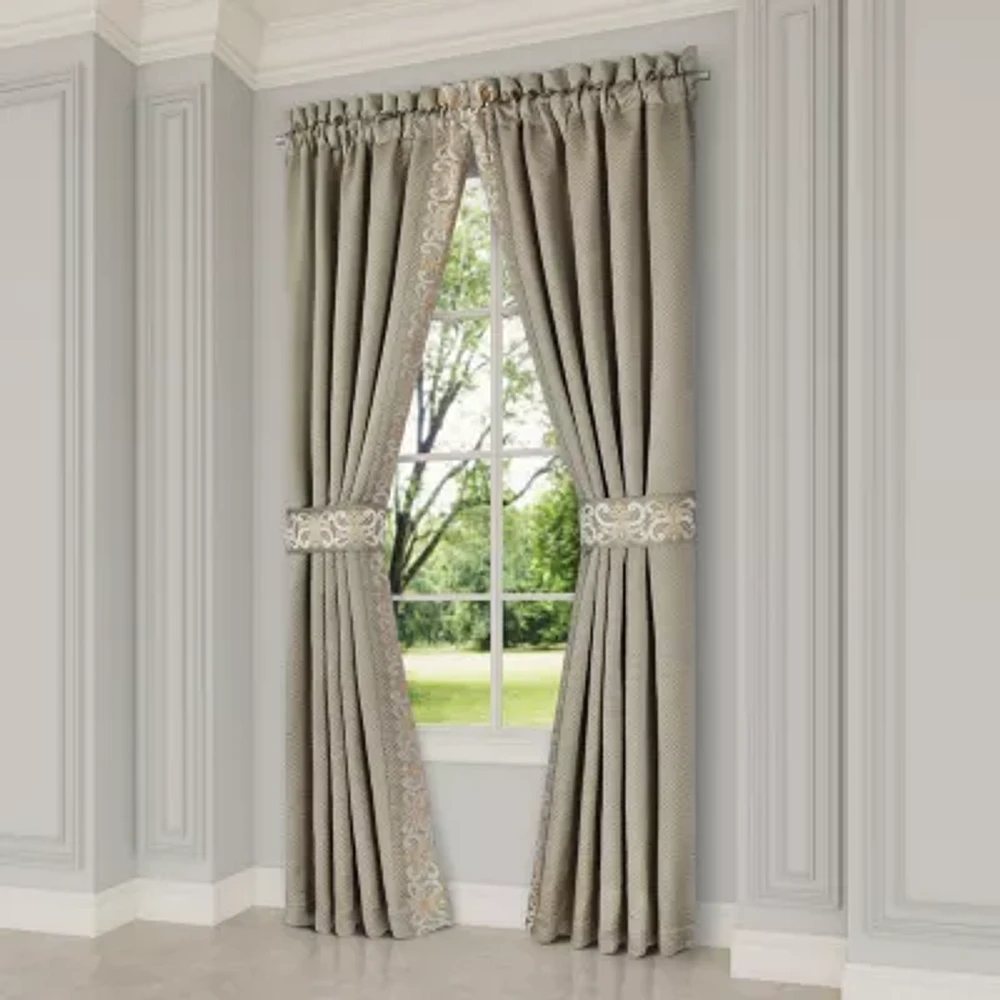 Queen Street Perugia Blackout Rod Pocket Set of 2 Curtain Panel