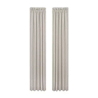 Queen Street Safia Blackout Rod Pocket Set of 2 Curtain Panel