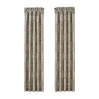 Queen Street Medellin Rod Pocket Blackout Set of 2 Curtain Panels