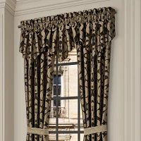 Queen Street La Grande Onyx Blackout Rod Pocket Set of 2 Curtain Panel