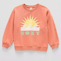 Roxy Big Girls Crew Neck Long Sleeve Sweatshirt