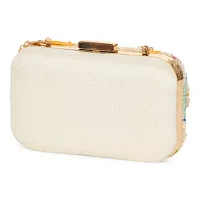 SOL and MER Beaded Clutch Beaded Evening Bag