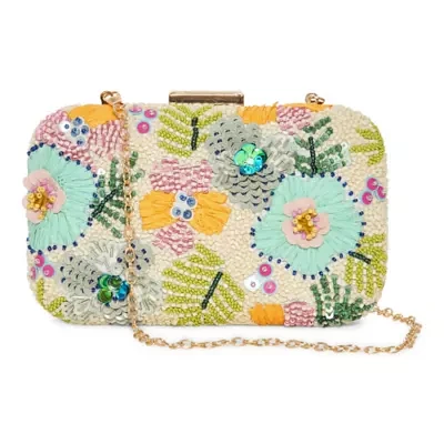 SOL and MER Beaded Clutch Beaded Evening Bag