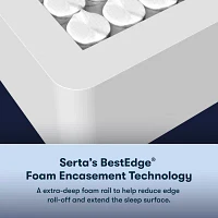 Serta Perfect Sleeper Blue Lagoon Nights 13.5" Plush Tight Top - Mattress + Adjustable Base