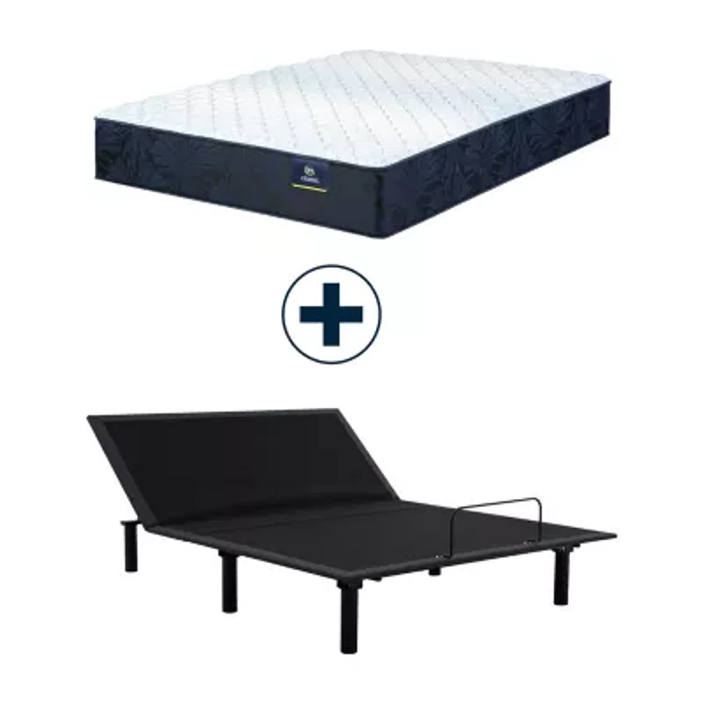 Serta Classic Andria 12.5" Firm Tight Top - Mattress + Adustable Base