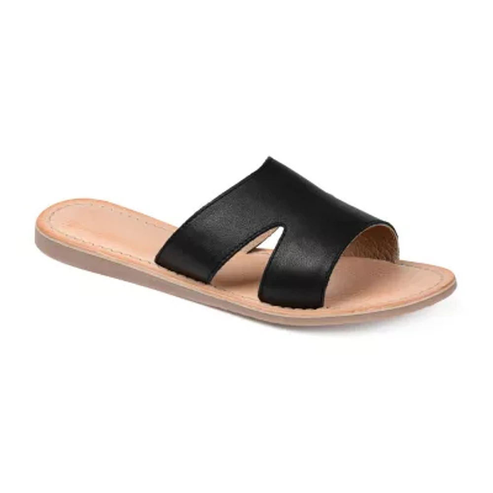 Journee Signature Womens Walker Flat Sandals