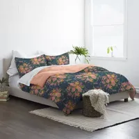 Casual Comfort Leaves Reversible Quilt Set