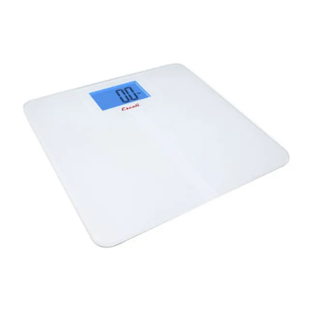 Escali High Capacity Anti-Slip Bathroom Scale ,White