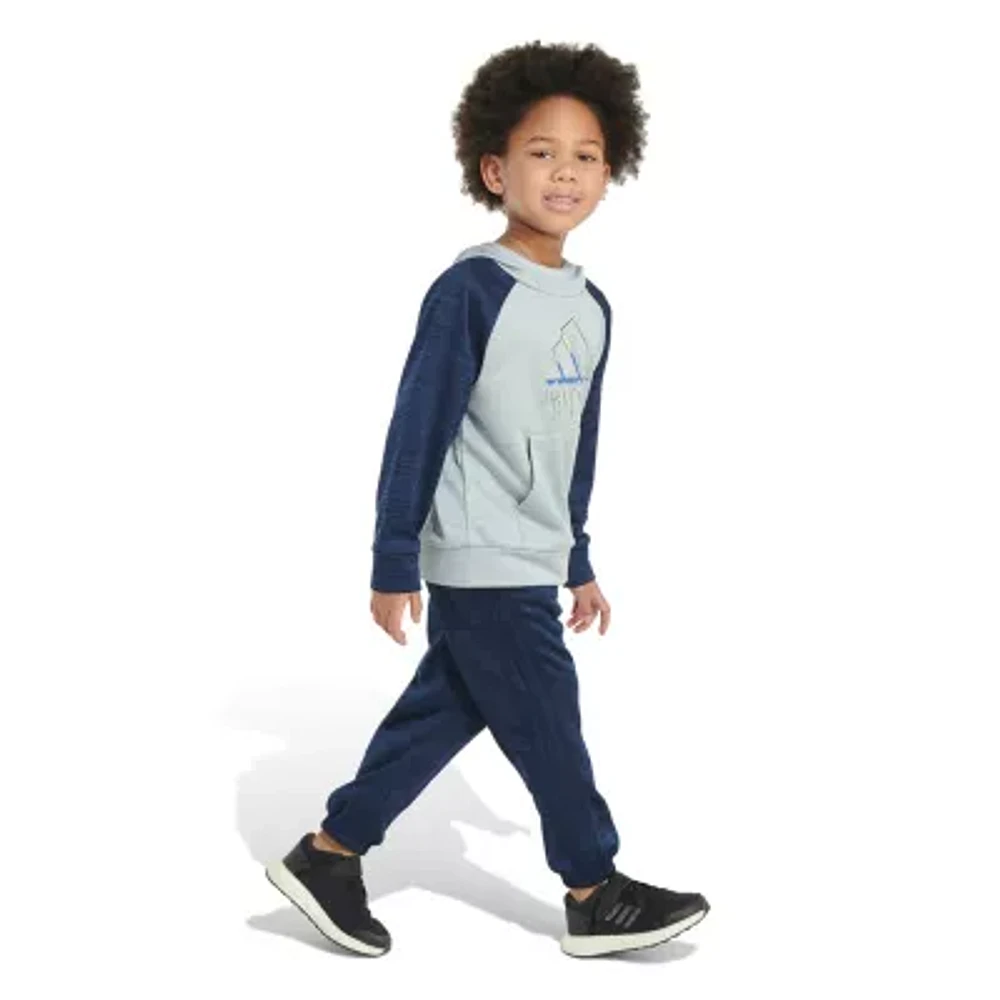 adidas Fleece Toddler Boys 2-pc. Pant Set