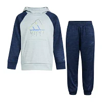 adidas Fleece Toddler Boys 2-pc. Pant Set