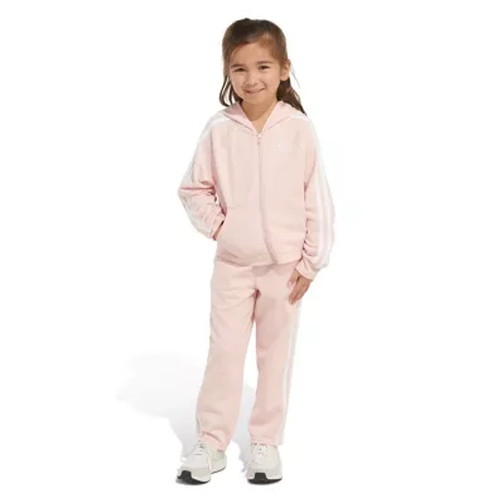 adidas Toddler Girls 2-pc. Fleece Pant Set