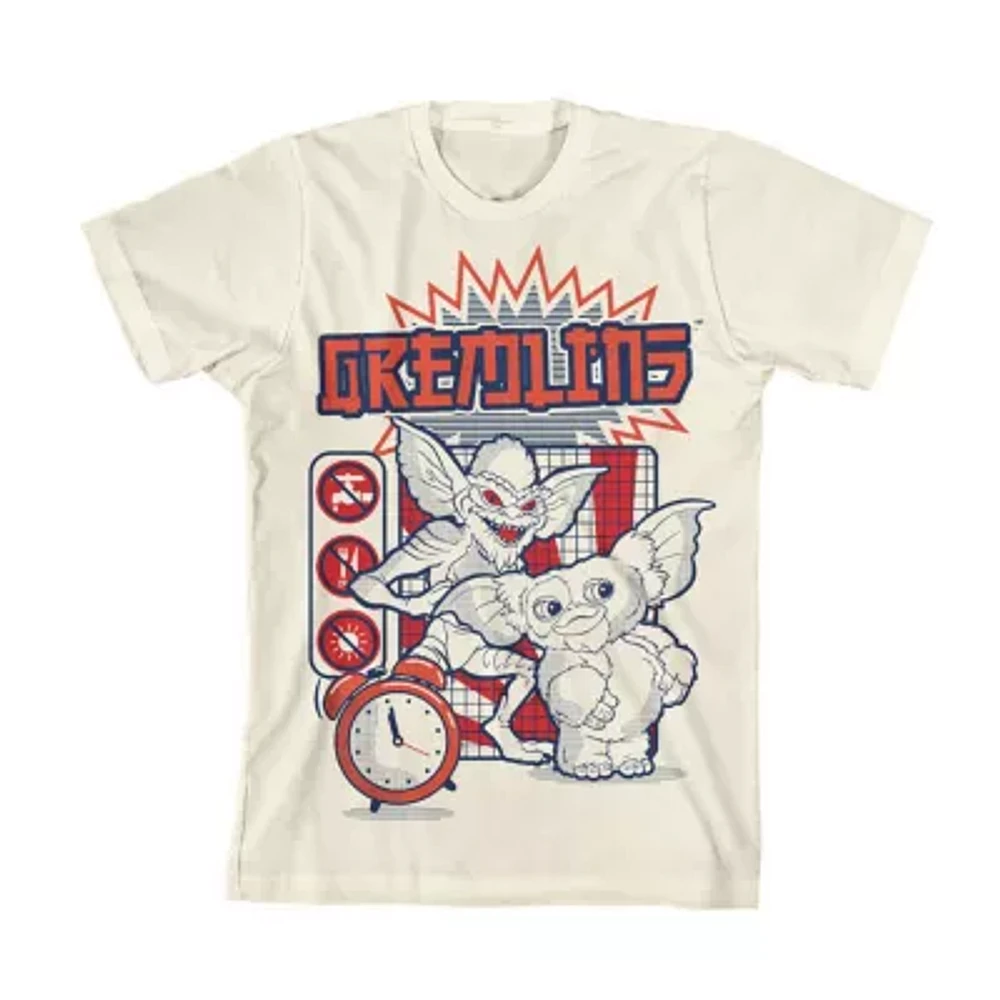 Little & Big Boys Gremlins Crew Neck Short Sleeve Graphic T-Shirt