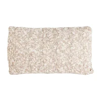 Safavieh Chunky Knit Rectangular Throw Pillow