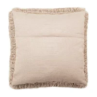 Safavieh Shag Modish Metallic Square Throw Pillow