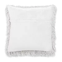 Safavieh Shag Modish Metallic Square Throw Pillows
