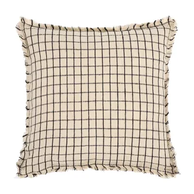 Safavieh Raie Linen Square Throw Pillow