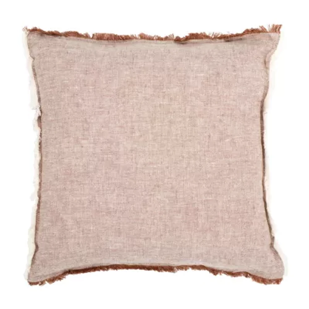 Safavieh Theia Linen Square Throw Pillow