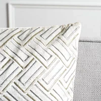 Safavieh Metallic Square Throw Pillow