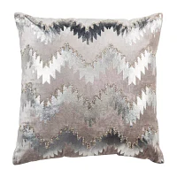 Safavieh Sophia Flamestitch Square Throw Pillow