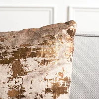 Safavieh Edmee Metallic Square Throw Pillows