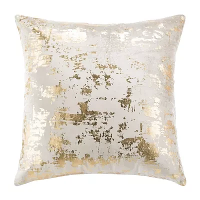 Safavieh Edmee Metallic Square Throw Pillow