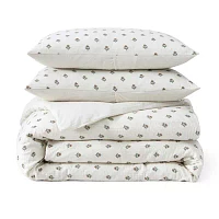 Peri Home Gauze Printed 3-pc. Midweight Down Alternative Comforter Set