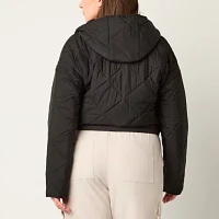 Stylus Heavyweight Water Resistant Womens Cropped Jacket