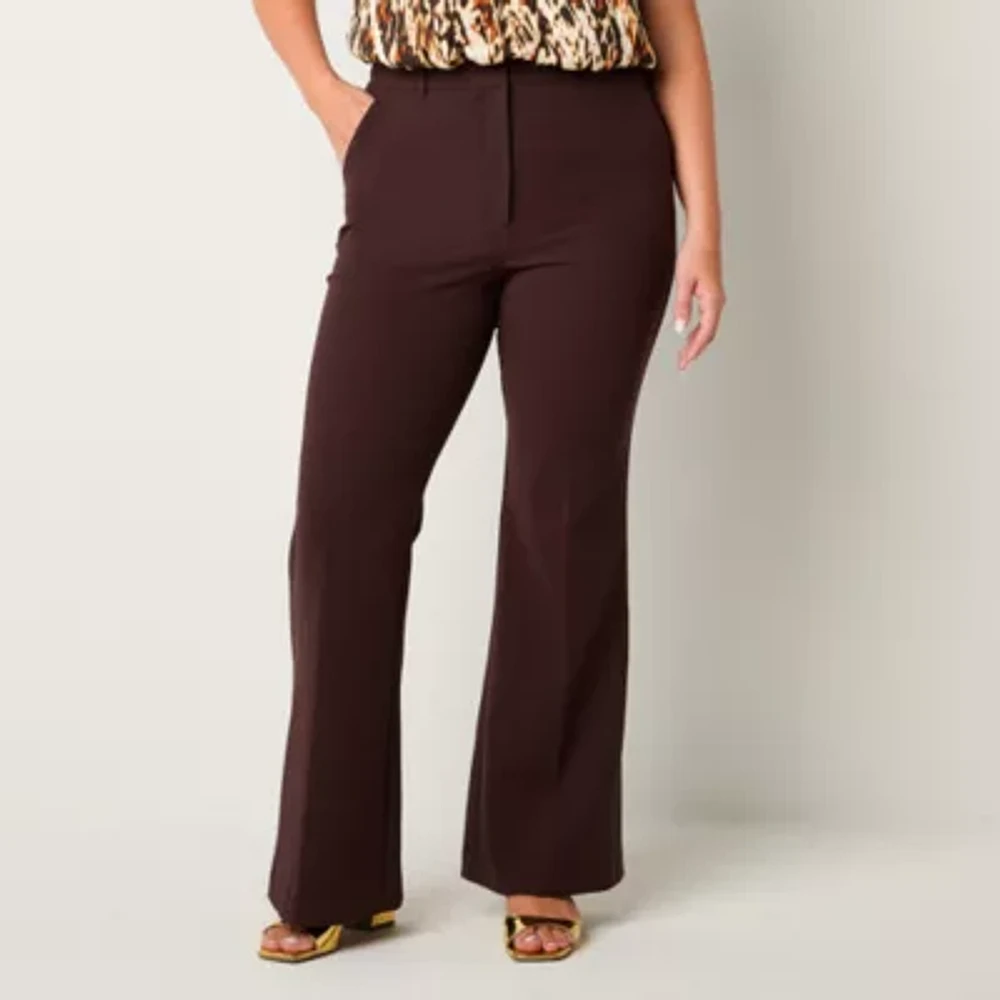 Worthington Regular Fit Wide Leg Trouser