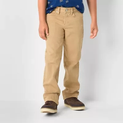 Thereabouts Little & Big Boys Adjustable Waist Stretch Fabric Straight Leg Jean