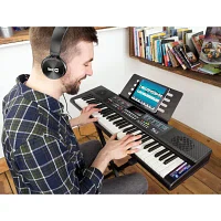 Rockjam 61 Key Electronic LED 4-pc. Keyboard