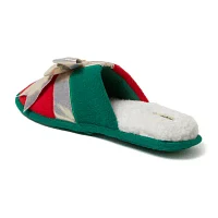 Dearfoams Holiday Novelty Scuff Unisex Adult Slip-On Slippers