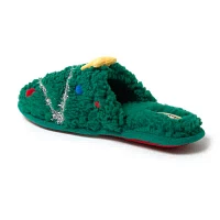 Dearfoams Holiday Novelty Scuff Unisex Adult Slip-On Slippers