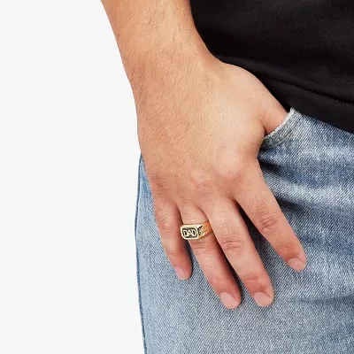 "Dad" Mens 14K Gold Fashion Ring