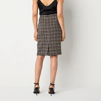 Black Label by Evan-Picone Womens Suit Skirt