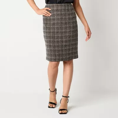 Black Label by Evan-Picone Womens Suit Skirt