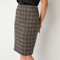 Black Label by Evan-Picone Womens Suit Skirt