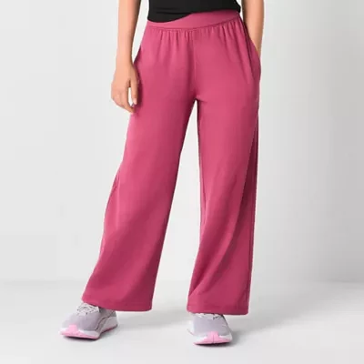 Xersion Little & Big Girls Buttery Soft Wide Leg Pull-On Pants