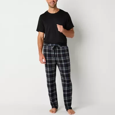 Ande Mens Crew Neck Short Sleeve 2-pc. Pant Pajama Set