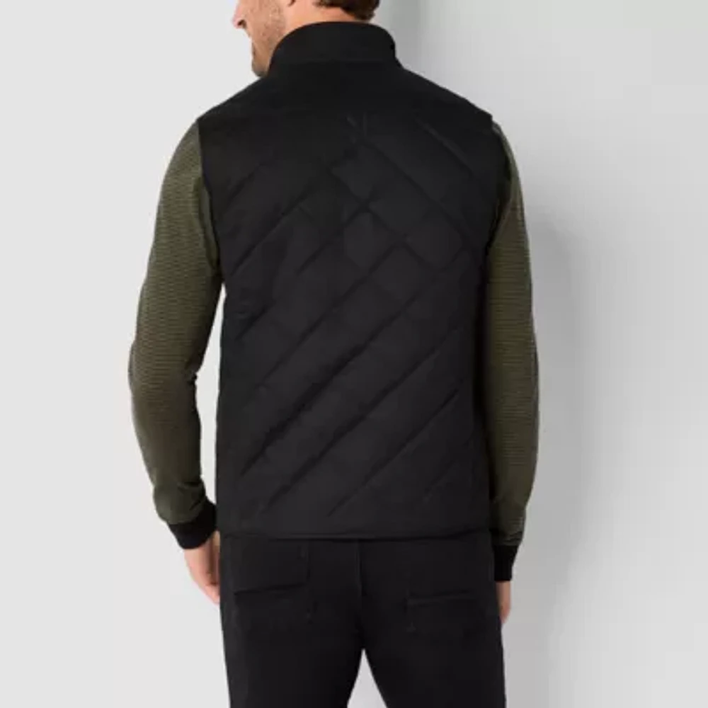 St. John's Bay Quilted Riding Mens Puffer Vest