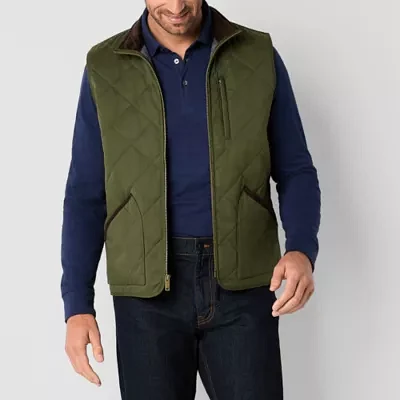 St. John's Bay Quilted Riding Mens Puffer Vest