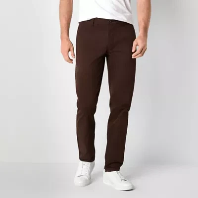 mutual weave Standard Chino Mens Slim Fit Flat Front Pant