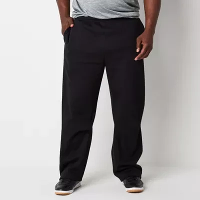 Xersion Quick Dry Cotton Fleece Mens Mid Rise Straight Sweatpant Big and Tall