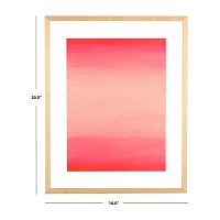 Safavieh 16" X 20" Legally Pink Print