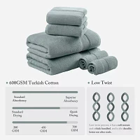 Madison Park Signature Turkish Oversized Cotton Solid 6-pc. Bath Towel Set