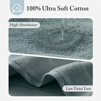Madison Park Signature Turkish Oversized Cotton Solid 6-pc. Bath Towel Set