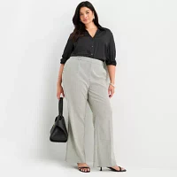 Worthington Plus Womens High-Rise Modern Trouser