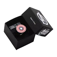 Marvel Captain America Shield Mens Stainless Steel Ring