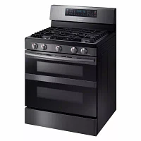 Samsung 5.8 cu. ft. Smart Wi-Fi Enabled Flex Duo™ with Dual Door Freestanding Gas Range