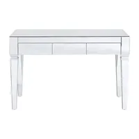 Attpi Silver Mirrored Desk