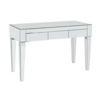 Attpi Silver Mirrored Desk